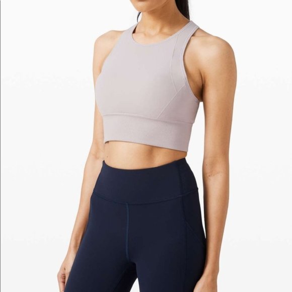 Ebb to Train Bra/Tank Top Iced Iris Size 4 - Picture 1 of 9